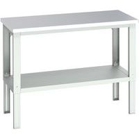 Banc Cubio acier inoxydable avec étagère - 1500x750x740-1140mm - Bott