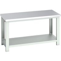 Banc Cubio acier inoxydable avec étagère - 1500x750x840mm - Bott