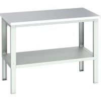 Banc Cubio acier inoxydable avec étagère - 1500x900x740-1140mm - Bott