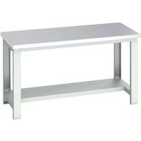 Banc Cubio acier inoxydable mi-étagère - 1500x750x840mm - Bott