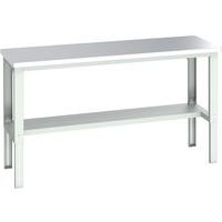 Banc Cubio acier inoxydable mi-étagère - 2000x750x740-1140mm - Bott