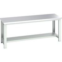 Banc Cubio acier inoxydable mi-étagère - 2000x750x840mm - Bott