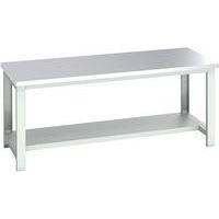 Banc Cubio acier inoxydable mi-étagère - 2000x900x840mm - Bott