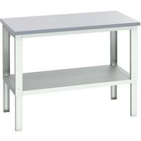Banc Cubio avec étagère - 1500x900x740-1140mm - Bott