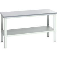 Banc Cubio avec étagère - 2000x900x740-1140mm - Bott