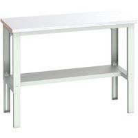 Banc Cubio revêtement acier mi-étagère - 1500x750x740-1140mm - Bott