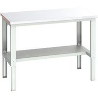 Banc Cubio revêtement acier mi-étagère - 1500x900x740-1140mm - Bott