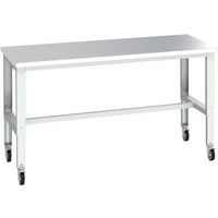 Banc Cubio sur roues acier inoxydable - 2000x900x840-1140mm - Bott