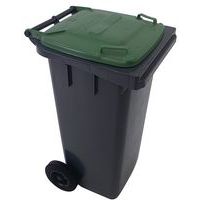 Conteneur mobile tri des déchets - 120 L - Manutan