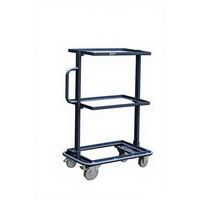 Plateau roulant acier 250 kg - Pour bacs norme Europe - Manutan Expert