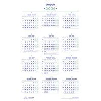 Calendrier annuel 2026