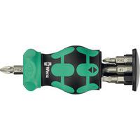Tournevis porte-embout - Kraftform Kompakt Stubby Magazin RA 4 - Wera