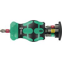 Tournevis porte-embout - Kraftform Kompakt Stubby Magazin RA 1 - Wera