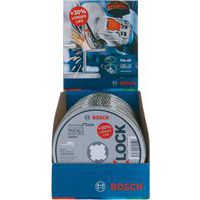 Boîte de 10 disques à tronçonner droit XLock- Bosch