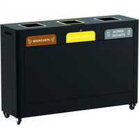 Meuble de tri sélectif Trimouv -2x60L et 1x30L - Rossignol