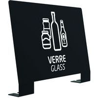 Plaque signalétique de tri Alitri - Verre - Rossignol