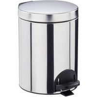 Poubelle en inox à pédale Sanelia - 5L - Rossignol