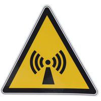 Panneau danger - Radiations non ionisantes - Adhésif -100 mm