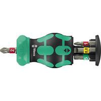 Tournevis Tom Pouce avec embouts Kraftform Kompakt - Wera