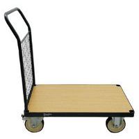 Chariot à dossier fixe grillagé - Force 400 à 500 kg - Manutan Expert