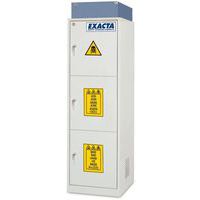 Armoire à filtration 3 portes pleines - Étagères coulissantes - Exacta