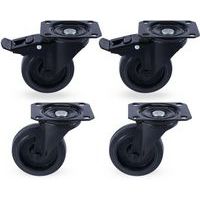 Kit de 4 roulettes pour armoire sous-paillasse - Exacta