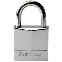 Cadenas à clé en laiton massif nickelé 639EURD - Master Lock