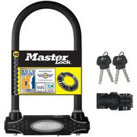 Antivol U doube verrouillage à clé et en acier 8195EUR - Master Lock