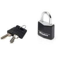 Cadenas à clé en aluminium - Noir - Master Lock