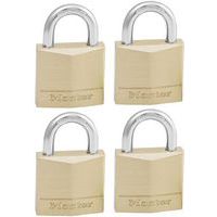 Cadenas à clé en laiton massif 130EUR - Master Lock