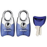 Cadenas à clé fusion 4630EUR - Bleu- Master Lock
