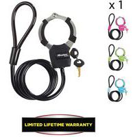 Câble antivol à clé avec menotte 8275EUR - Master Lock