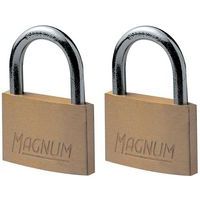 Cadenas magnum en laiton massif - Lot de 2 - Master Lock