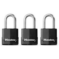 Cadenas à clé en acier laminé Excell M115EURTRILF - Master Lock