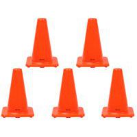 Cône sans bande rétroréfléchissante 30 cm - Lot de 5 - Manutan Expert