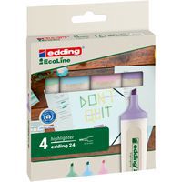 Surligneur pastel assorti Edding 24 - Ecoline