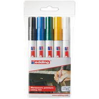 Pochette de 5 marqueurs - Edding 750