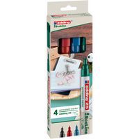 Marqueur permanent Ecoline e25 pointe fine assortis - EDDING