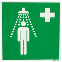 Panneau photoluminescent - Douche de sécurité- Rigide