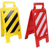 Chevalet de signalisation hachuré