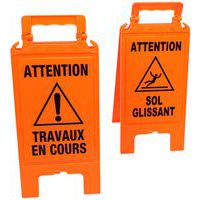 Chevalet orange fluo