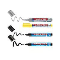 Lot de 4 marqueurs pour chevalet e-385 e-380 e-383 - Edding