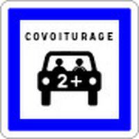 Panneau de signalisation Covoiturage - Kelias