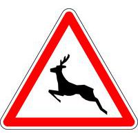 Panneau de signalisation Passage animaux sauvages - Kelias