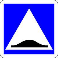 Panneau de signalisation Surélévation de chaussée - Kelias