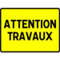 Panneau de chantier Piétons Sur Trottoir En Face - Kelias