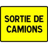 Panneau de chantier Sortie D'Engins - Kelias