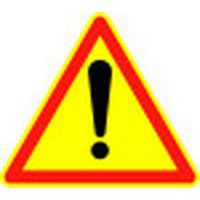 Panneau de chantier lumineux Autres dangers - 2 piles - Kelias