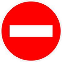 Panneau de chantier Sens interdit - Kelias