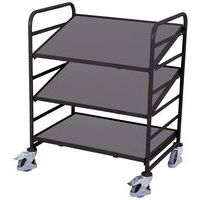 Chariot à plateaux pour bacs norme Europe - 825 x 610 mm - Capacité 200 Kg